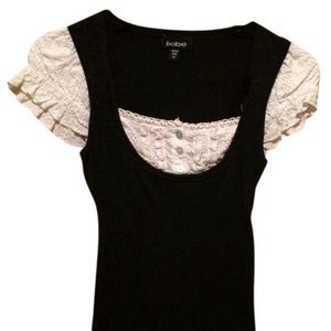 ISO bebe milkmaid blouse vest top
